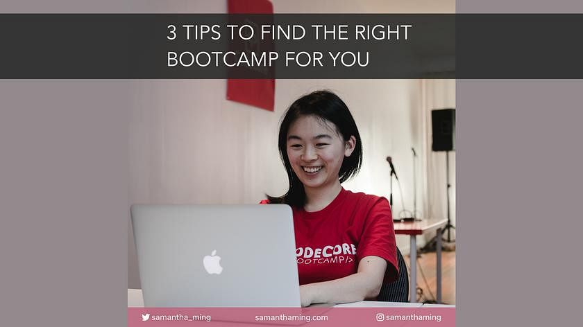 Article Cover of 3 Tips To Find The Right Bootcamp For You