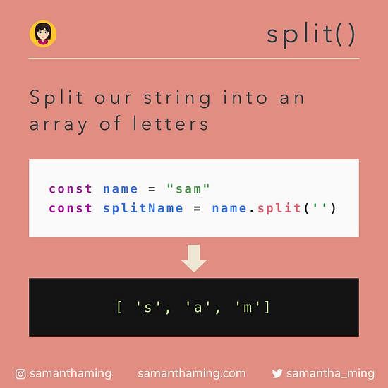 Javascript split function