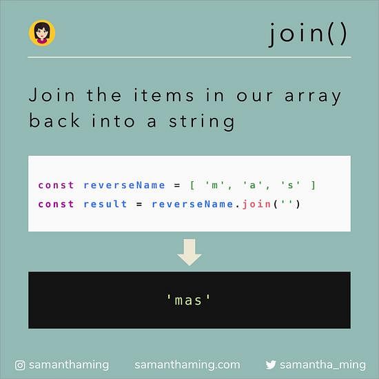 Javascript join function