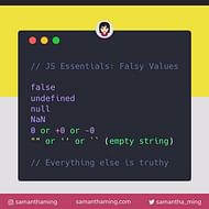 JS Essentials: Falsy Values