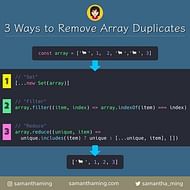 How to Remove Array Duplicates in ES6