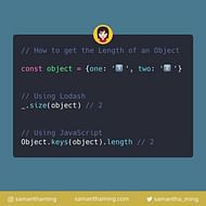 How to Get an Object Length in JavaScript
