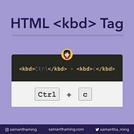 HTML <kbd> Tag