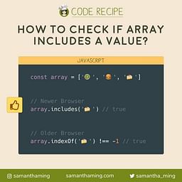 How to Check if Array Includes a Value in JavaScript